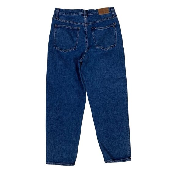 Madewell High Rise Tapered Leg Blue Denim Jeans 28 Casual Essential - Picture 3 of 7
